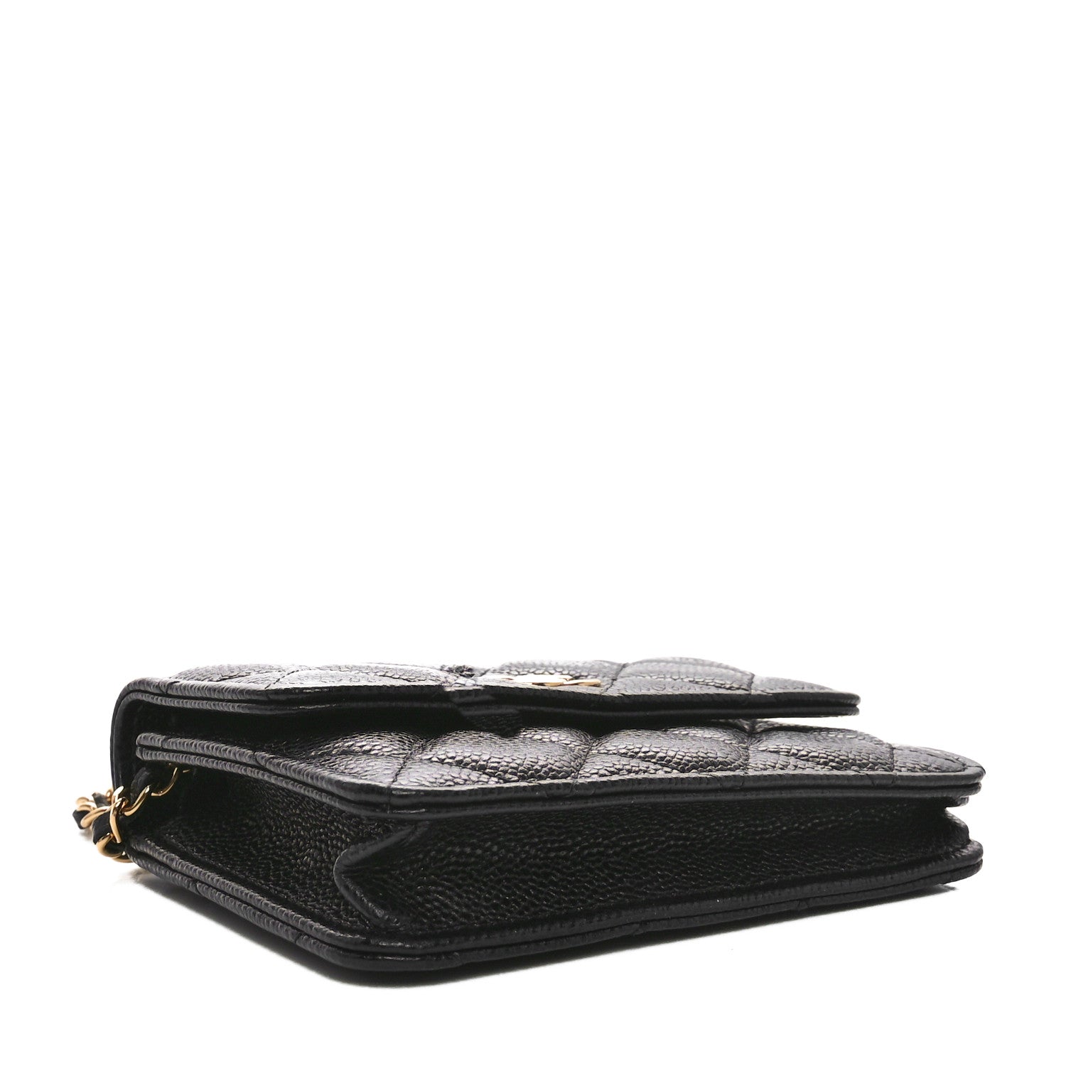 Chanel Caviar Quilted Miss Coco Clutch With Chain  Black 4 of 11