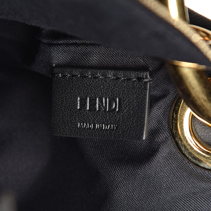 Fendi Calfskin F is Fendi Studded Triplette Pouch Set Black 6 of 9