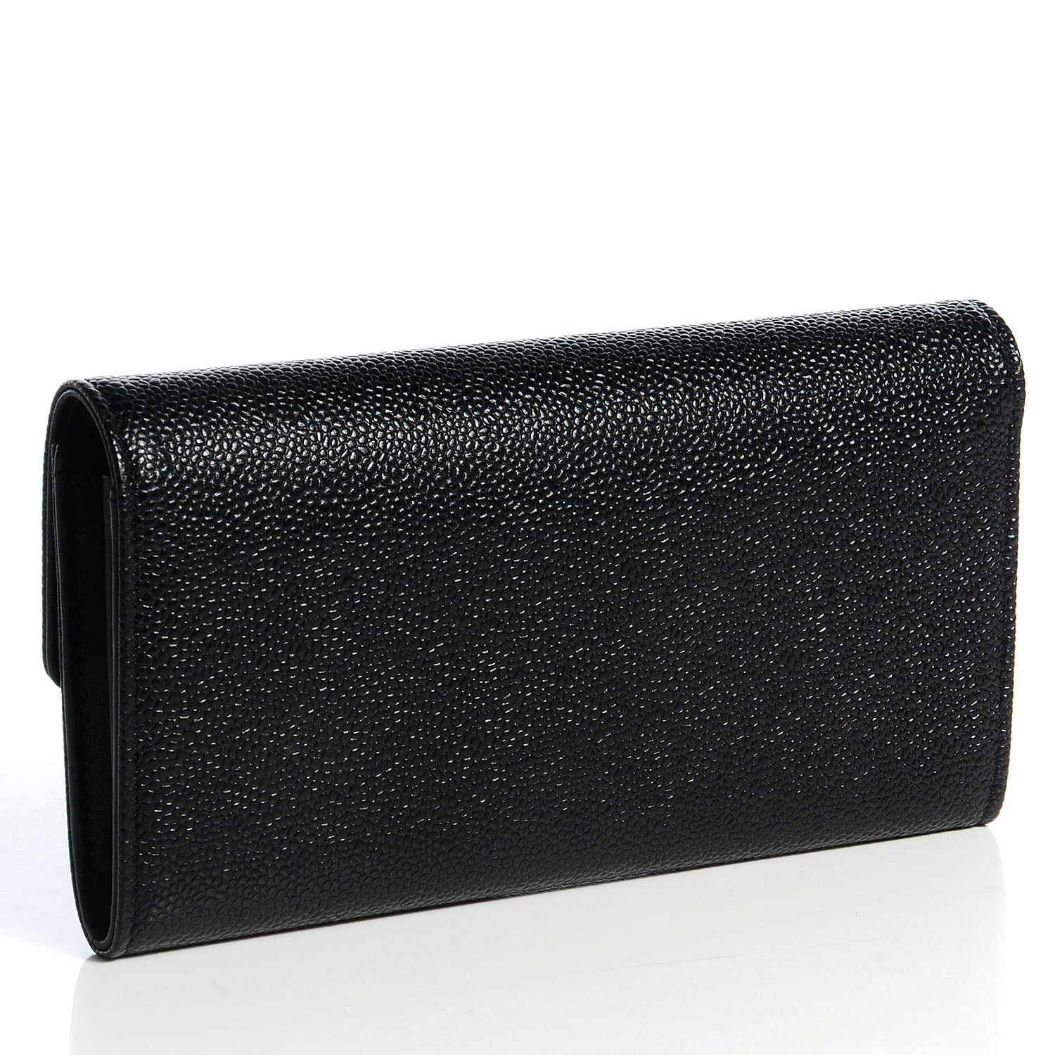 Chanel Caviar Large Gusset Flap Wallet Black 3 of 9