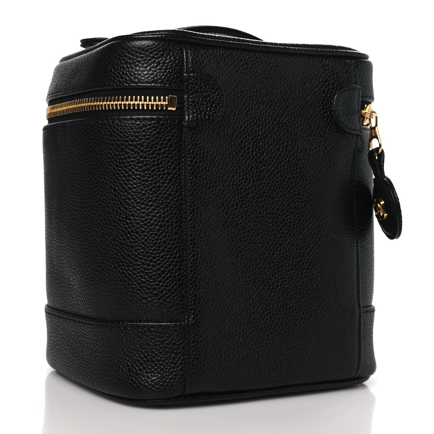 Chanel Caviar Cosmetic Vanity Bag Black 3 of 12