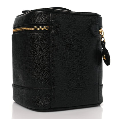 Chanel Caviar Cosmetic Vanity Bag Black 3 of 12