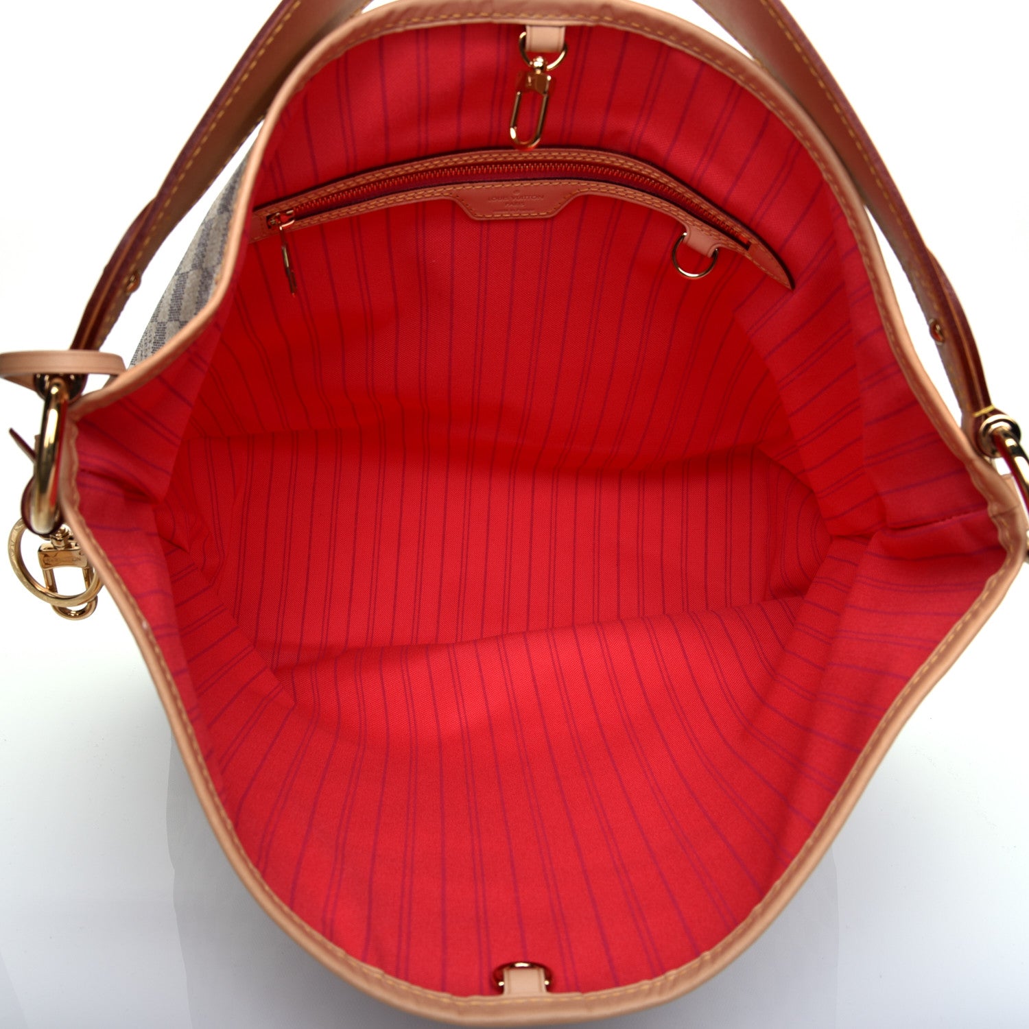 Louis Vuitton Damier Azur Delightful MM Pink 5 of 10