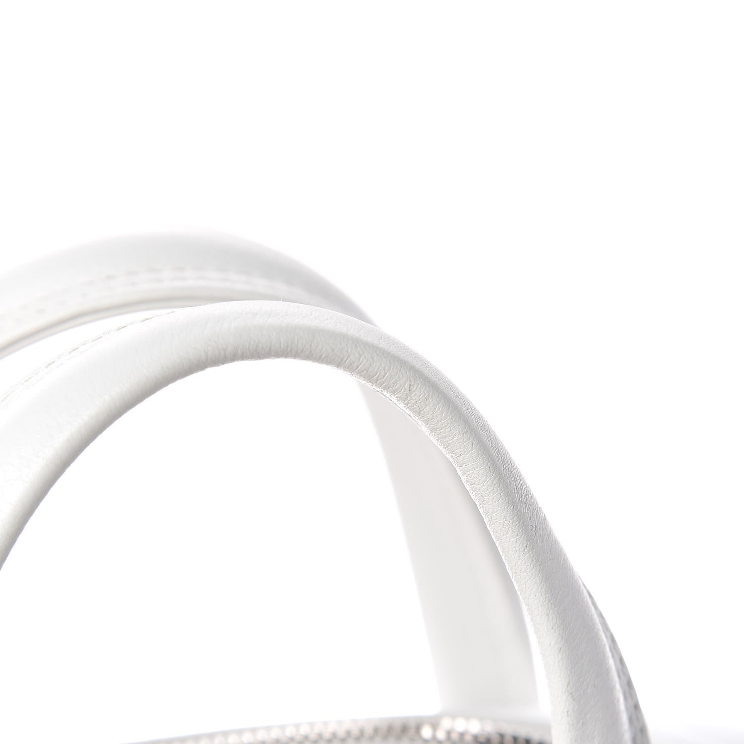 Balenciaga Shiny Day Calfskin XS Triangle Square Bag White 14 of 15