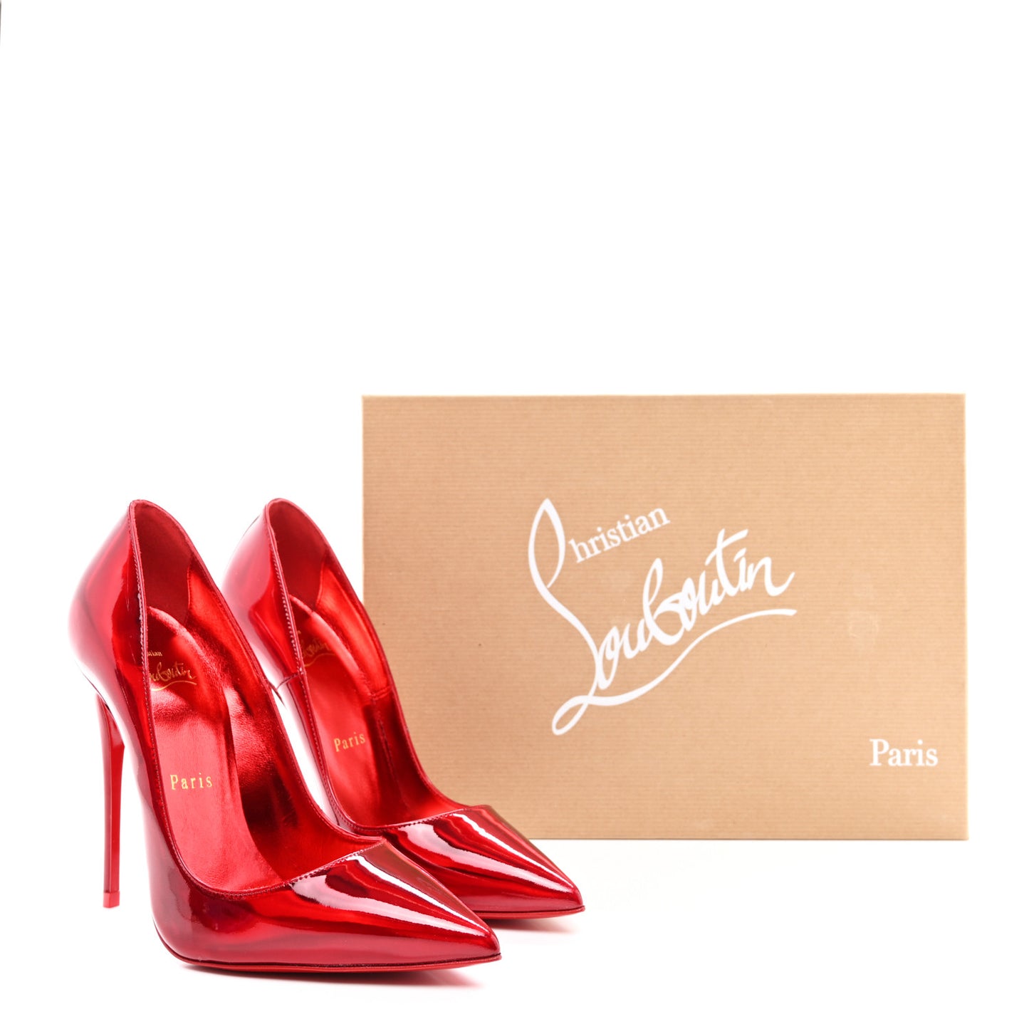 Metallic Patent Psychic So Kate 120 Pumps 35.5 Loubi