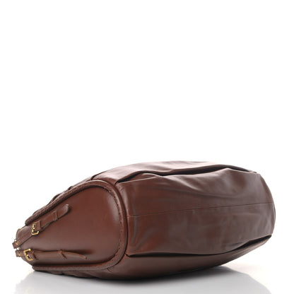 Christian Dior Lambskin Medium Libertine Hobo Brown 3 of 7