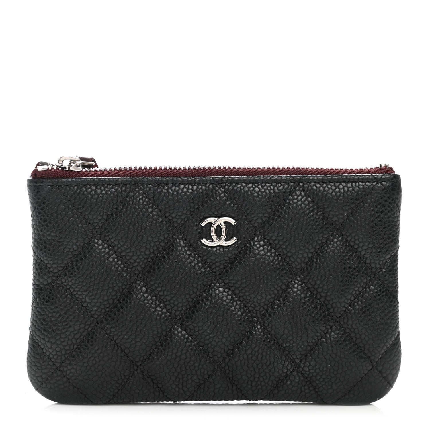 Chanel Caviar Quilted Small Cosmetic Case Black 1 of 7
