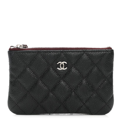 Chanel Caviar Quilted Small Cosmetic Case Black 1 of 7