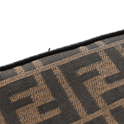 Fendi Fabric Jacquard FF 1974 Mini Baguette Tobacco Moro Black 12 of 12