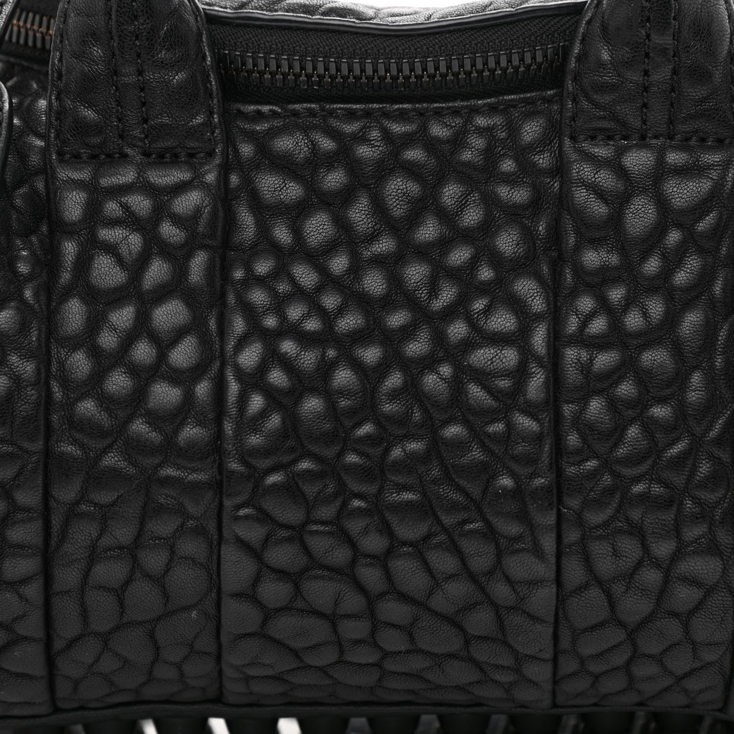Alexander Wang Pebbled Lambskin Mini Rockie Black Matte Black Hardware 7 of 9