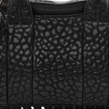 Alexander Wang Pebbled Lambskin Mini Rockie Black Matte Black Hardware 7 of 9