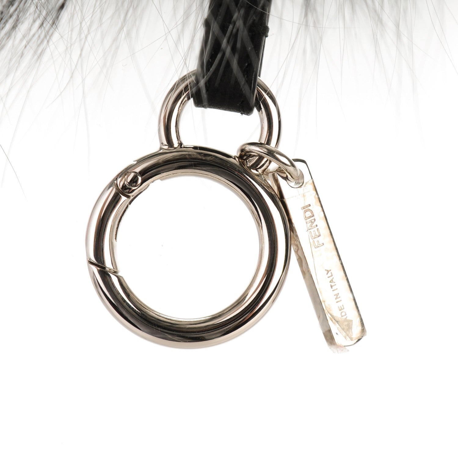 Fendi Fox Mink Fur Swarovski Strangee Monster Bag Charm Multicolor 4 of 4