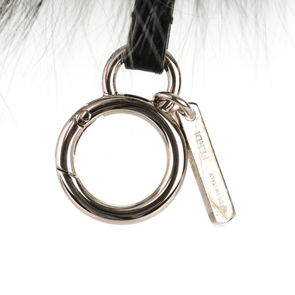 Fendi Fox Mink Fur Swarovski Strangee Monster Bag Charm Multicolor 4 of 4