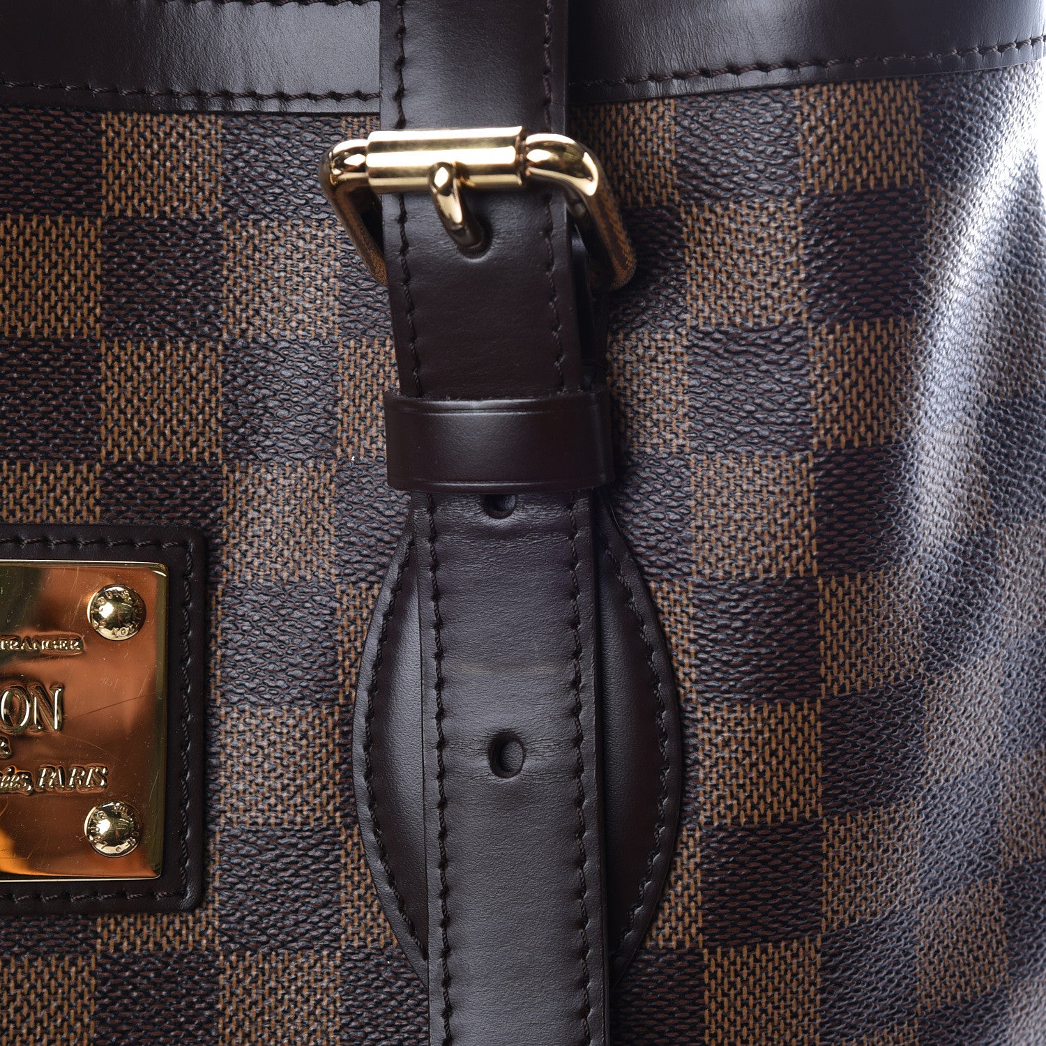 Louis Vuitton Damier Ebene Hampstead MM 16 of 17