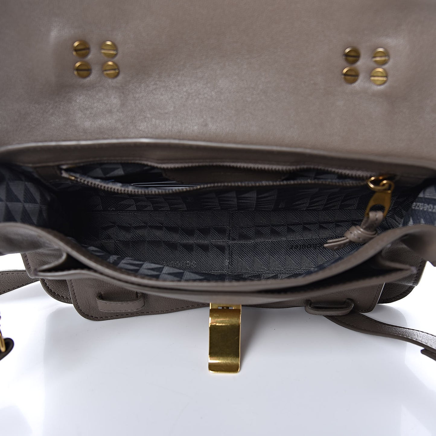 Lambskin Tiny PS1 Satchel Smoke