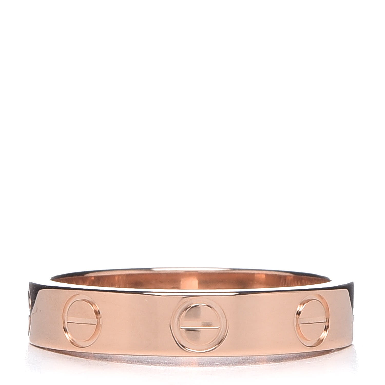 Cartier 18K Pink Gold 3.5mm LOVE Wedding Band Ring 49 5 1 of 6