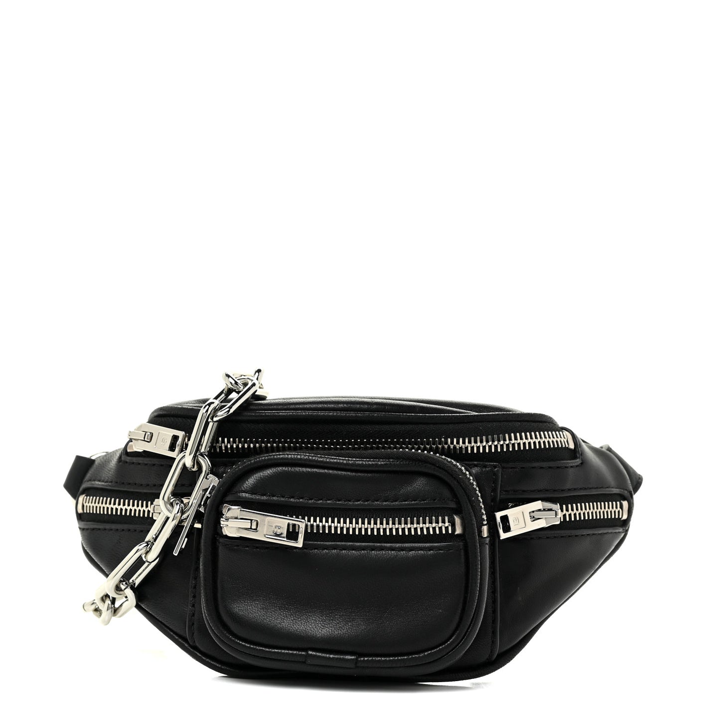 Lambskin Mini Attica Belt Bag Black