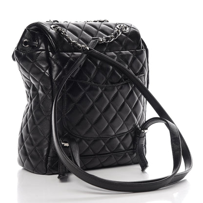 Chanel Calfskin Quilted Small Urban Spirit Backpack Black 3 of 13