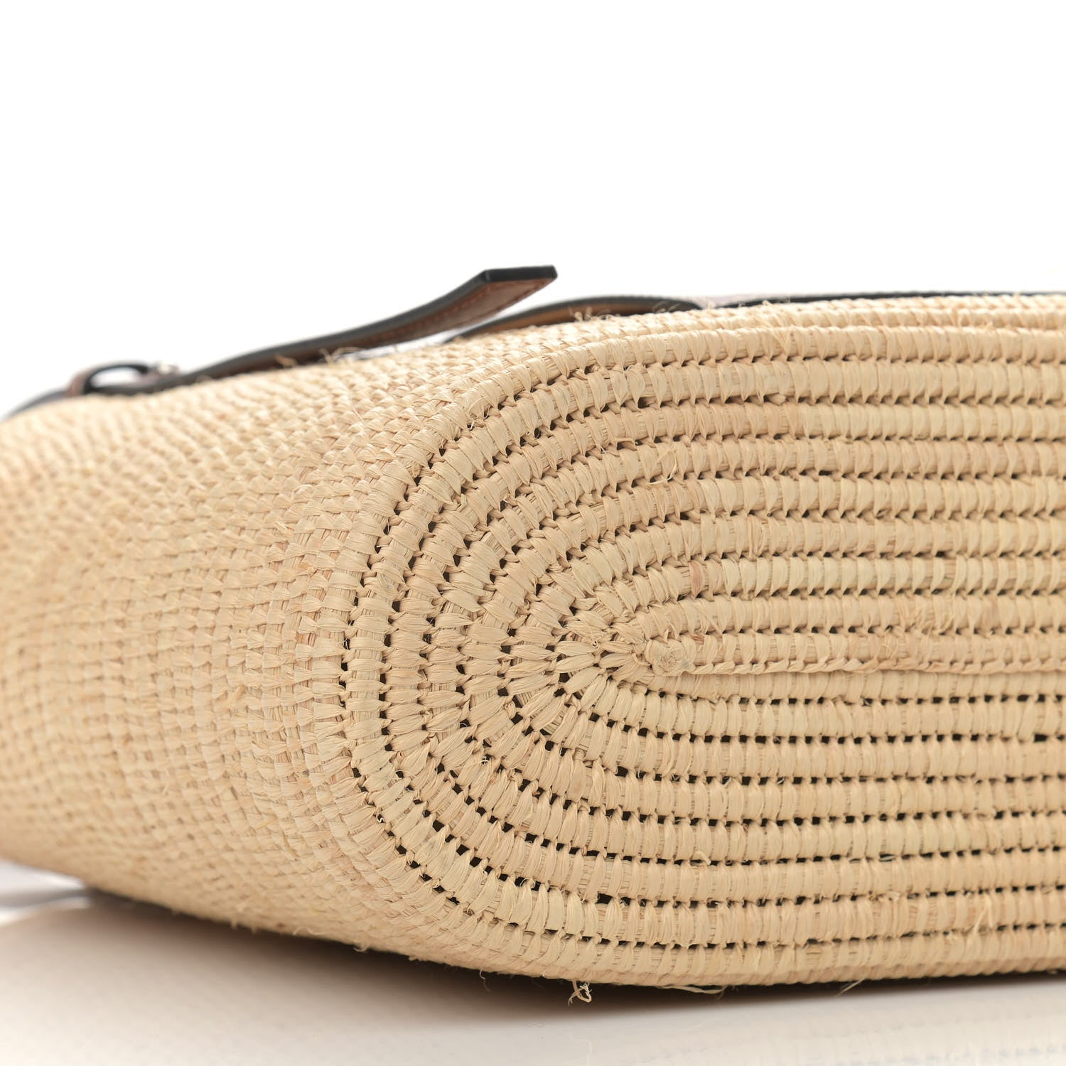 Loewe Raffia Small Square Basket Tote Bag Natural Tan 9 of 11
