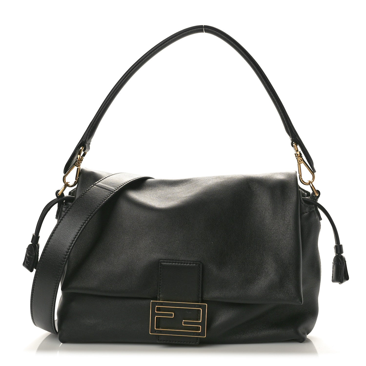 Fendi Nappa Medium Mamma Baguette Black 1 of 10