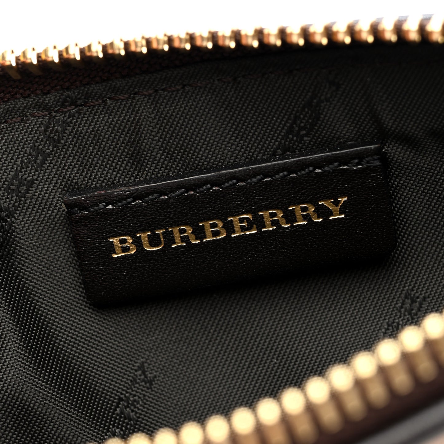 Haymarket Check Clara Pochette Chocolate