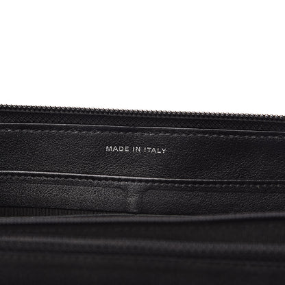 Chanel Caviar Timeless CC Zip Around Wallet Black 7 of 9