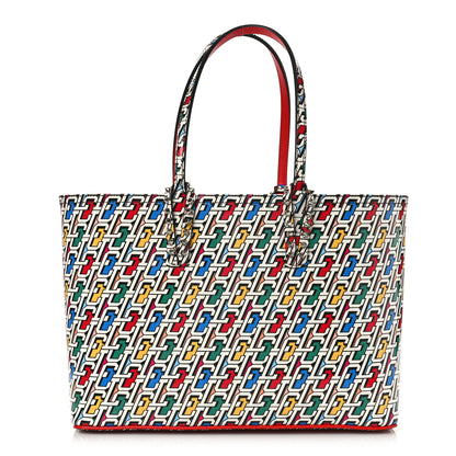 Christian Louboutin Patent Calfskin Small East West Cabata Tote Multicolor 3 of 9