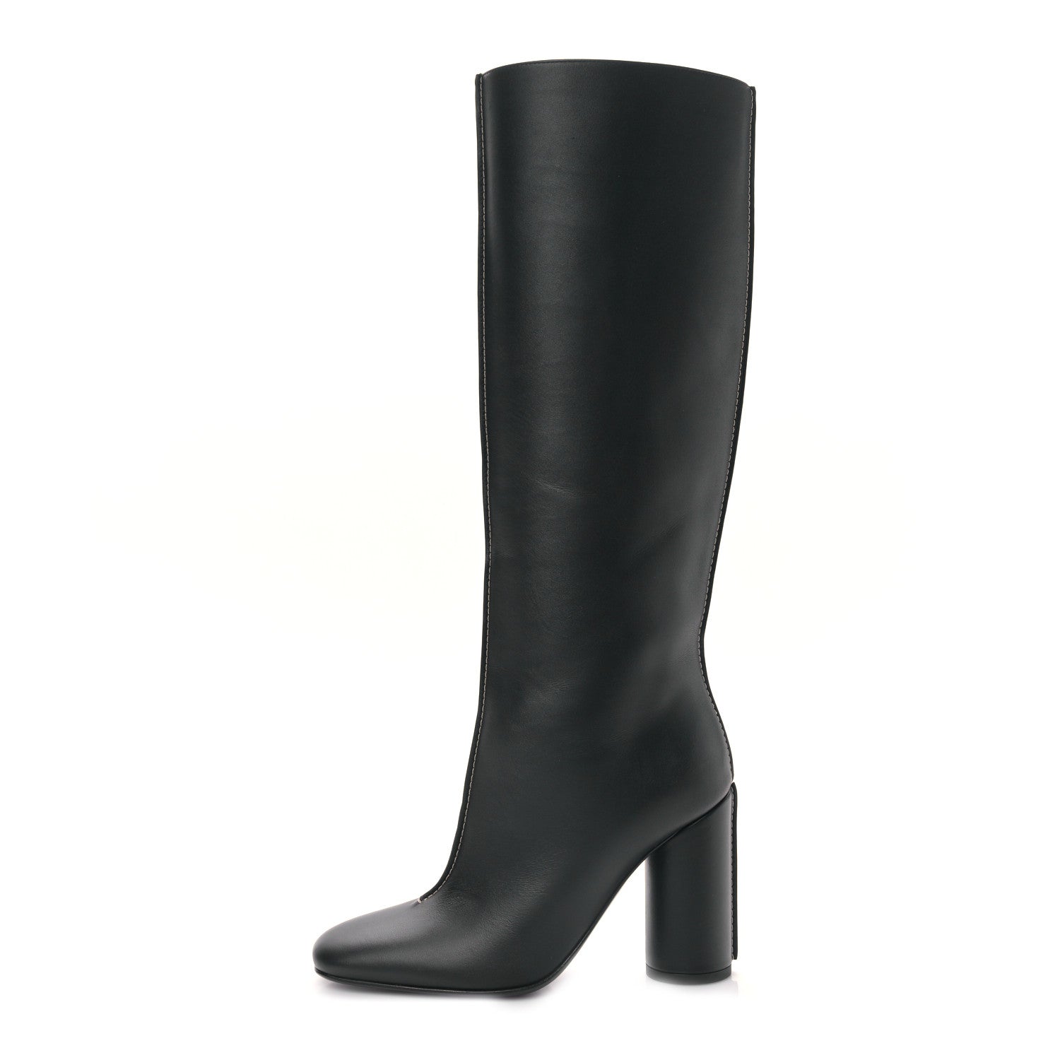 Hermes Calfskin Dressage Boots 35.5 Black 1 of 6
