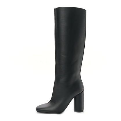 Hermes Calfskin Dressage Boots 35.5 Black 1 of 6
