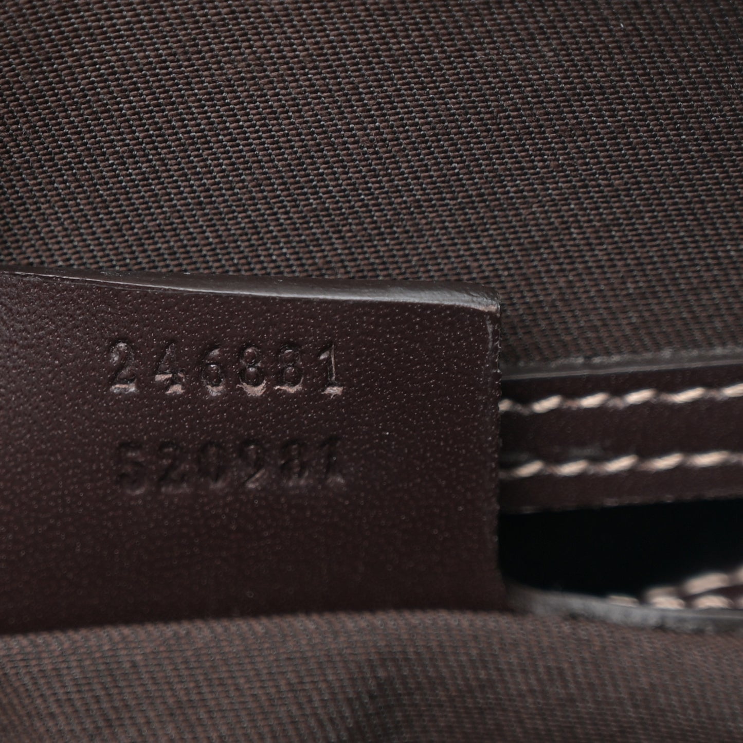 GG Plus Monogram Front Pocket Messenger Dark Brown