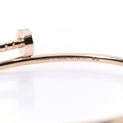 Cartier 18K Pink Gold Small Juste Un Clou Bracelet 16 4 of 5