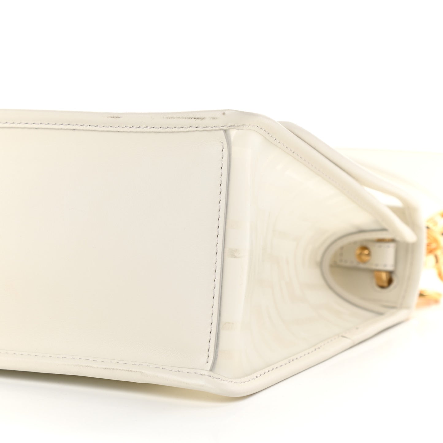 TPU FF Vitello Century F is Fendi Kan I Shoulder Bag White