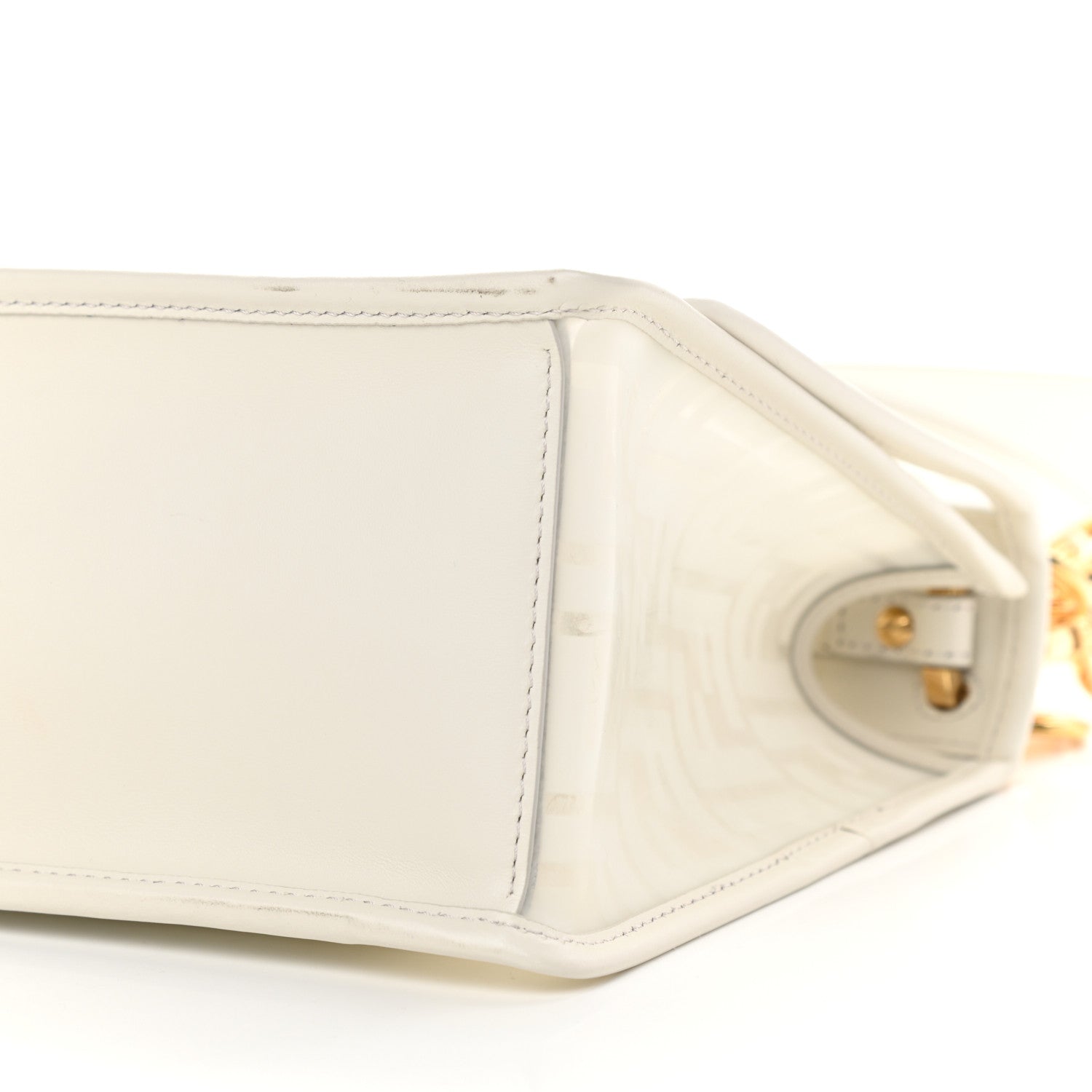 Fendi TPU FF Vitello Century F is Fendi Kan I Shoulder Bag White 9 of 9