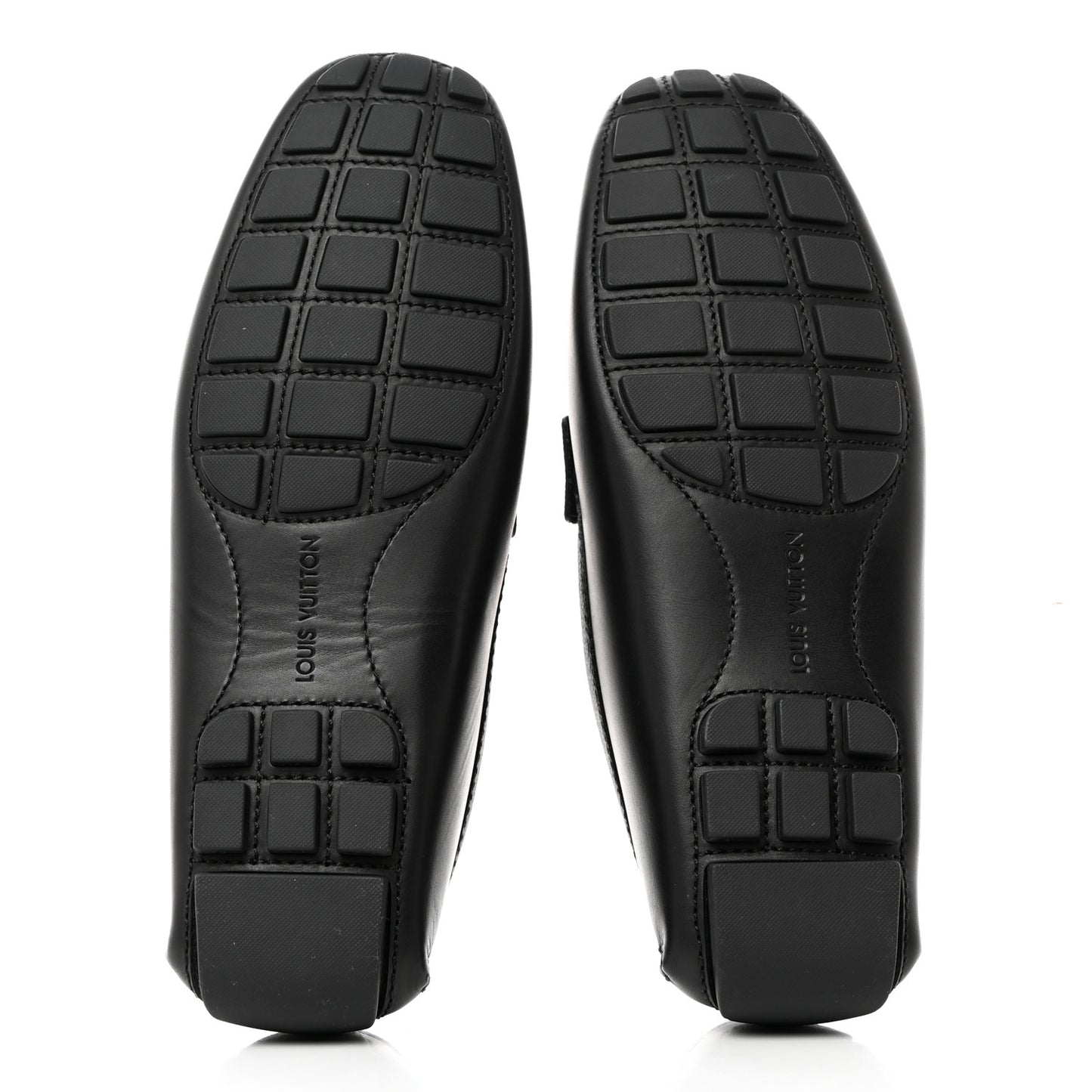 Calfskin Monogram Mens Monte Carlo Mocassin Loafers 8.5 Black