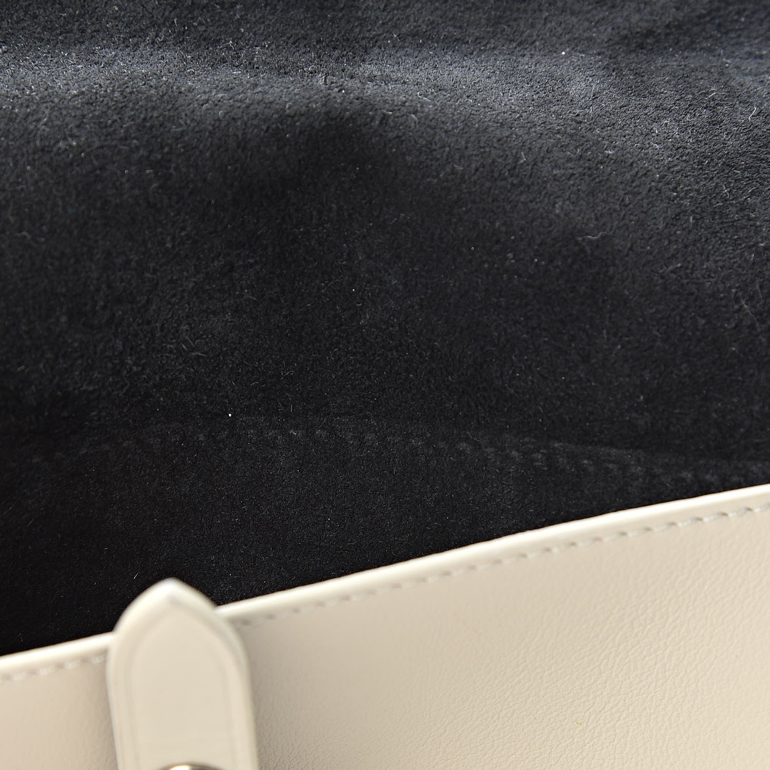 Celine Grained Calfskin Strap Passport Cover Black Chalk 9 of 9