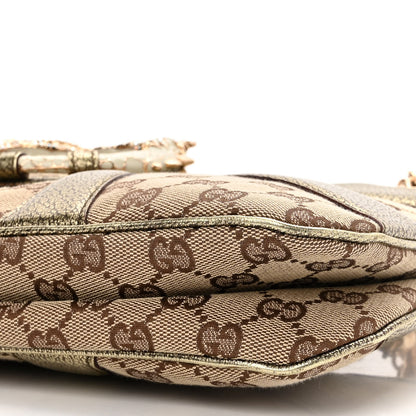 Gucci Monogram Tom Ford Jeweled Dragon Bag Gold 10 of 10