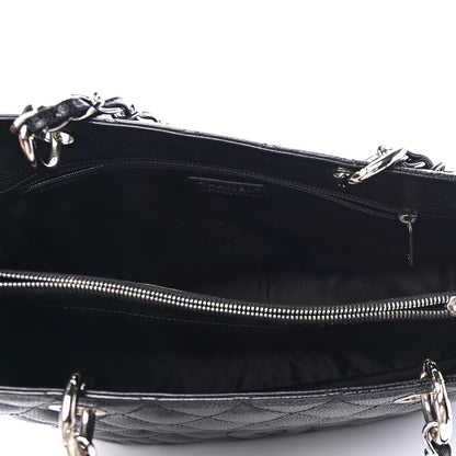 Chanel Caviar Quilted Grand Shopping Tote GST Black 4 of 4