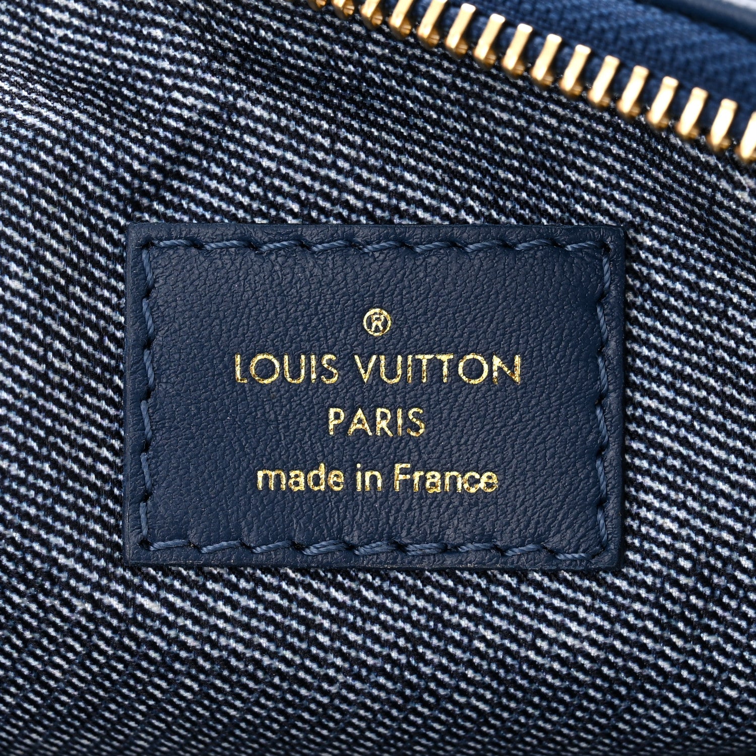 Louis Vuitton Lambskin Embossed Monogram Coussin PM Denim Blue 7 of 11