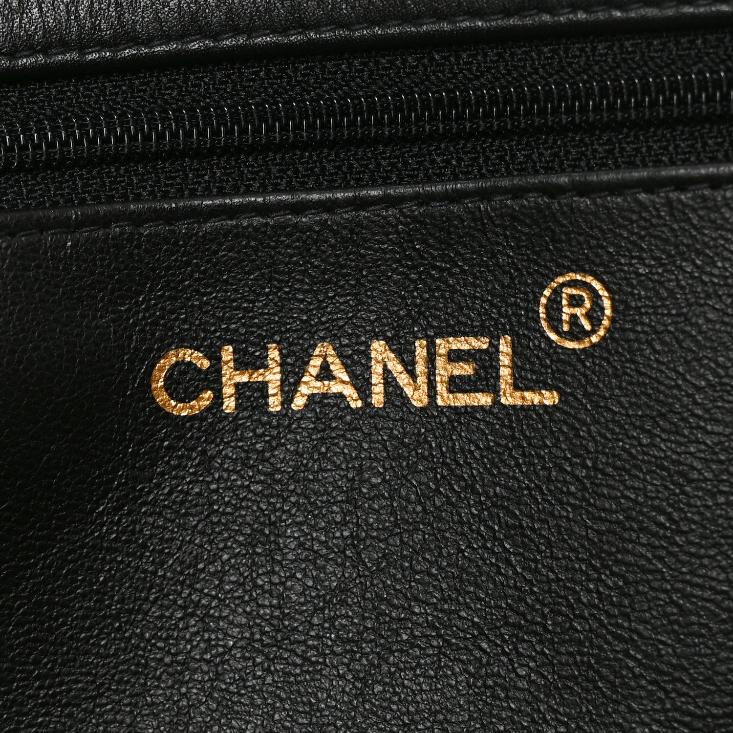 Chanel Lambskin CC Tote Black 6 of 10