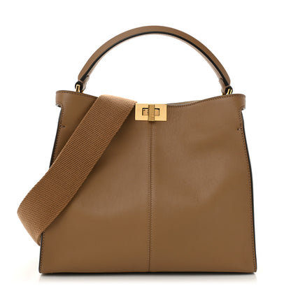 Fendi Vitello Seta Century Medium Peekaboo Mandorlo 1 of 11