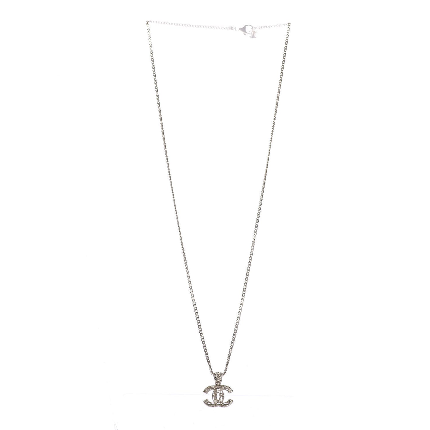 Tweed Effect CC Necklace Gold