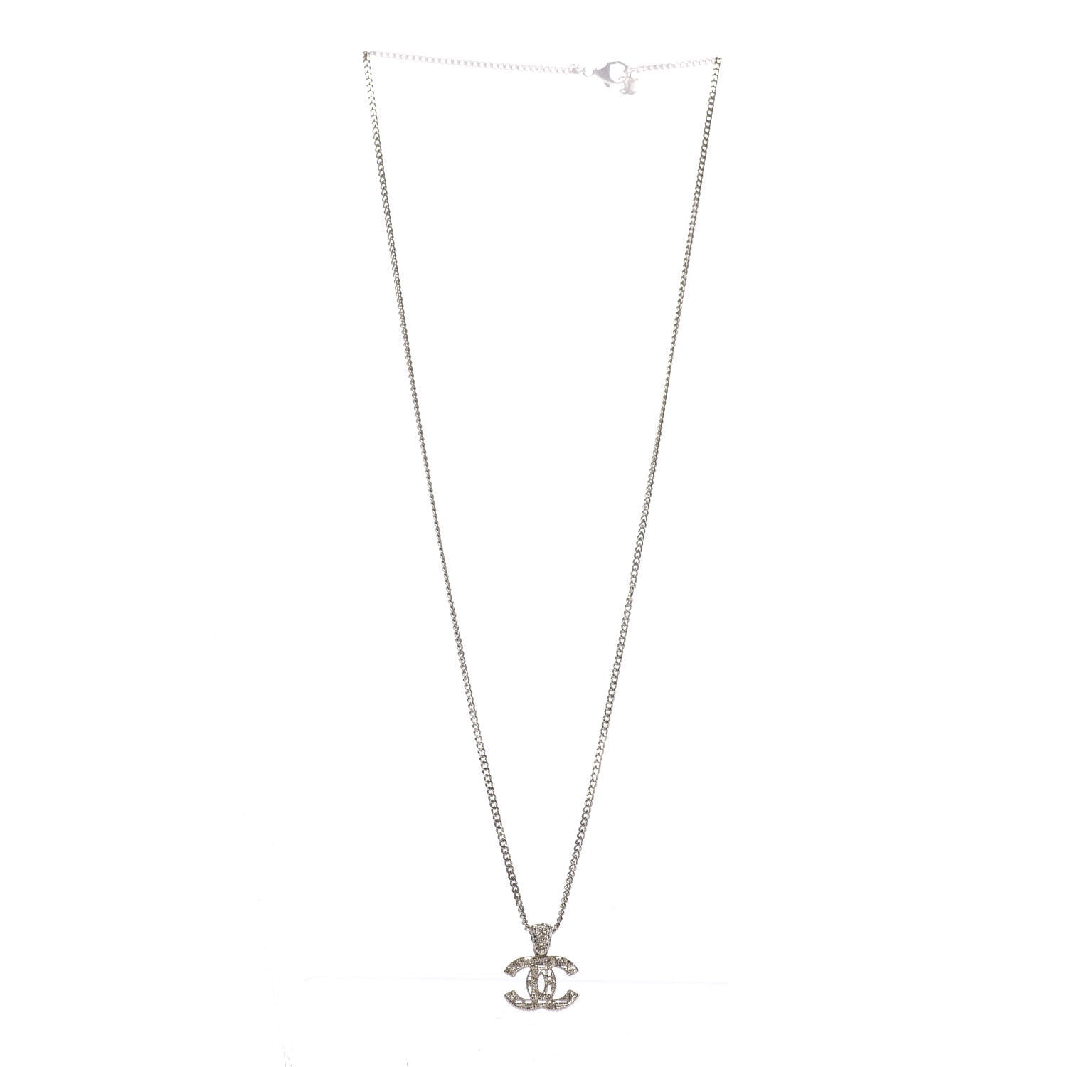 Chanel Tweed Effect CC Necklace Gold 3 of 6