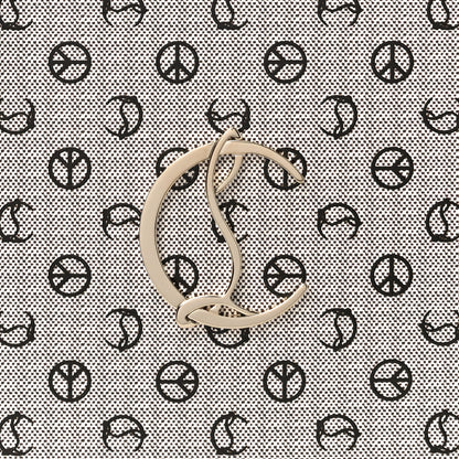 Christian Louboutin Radioloubi Peace Toile Shoulder Bag Cuoio 8 of 10