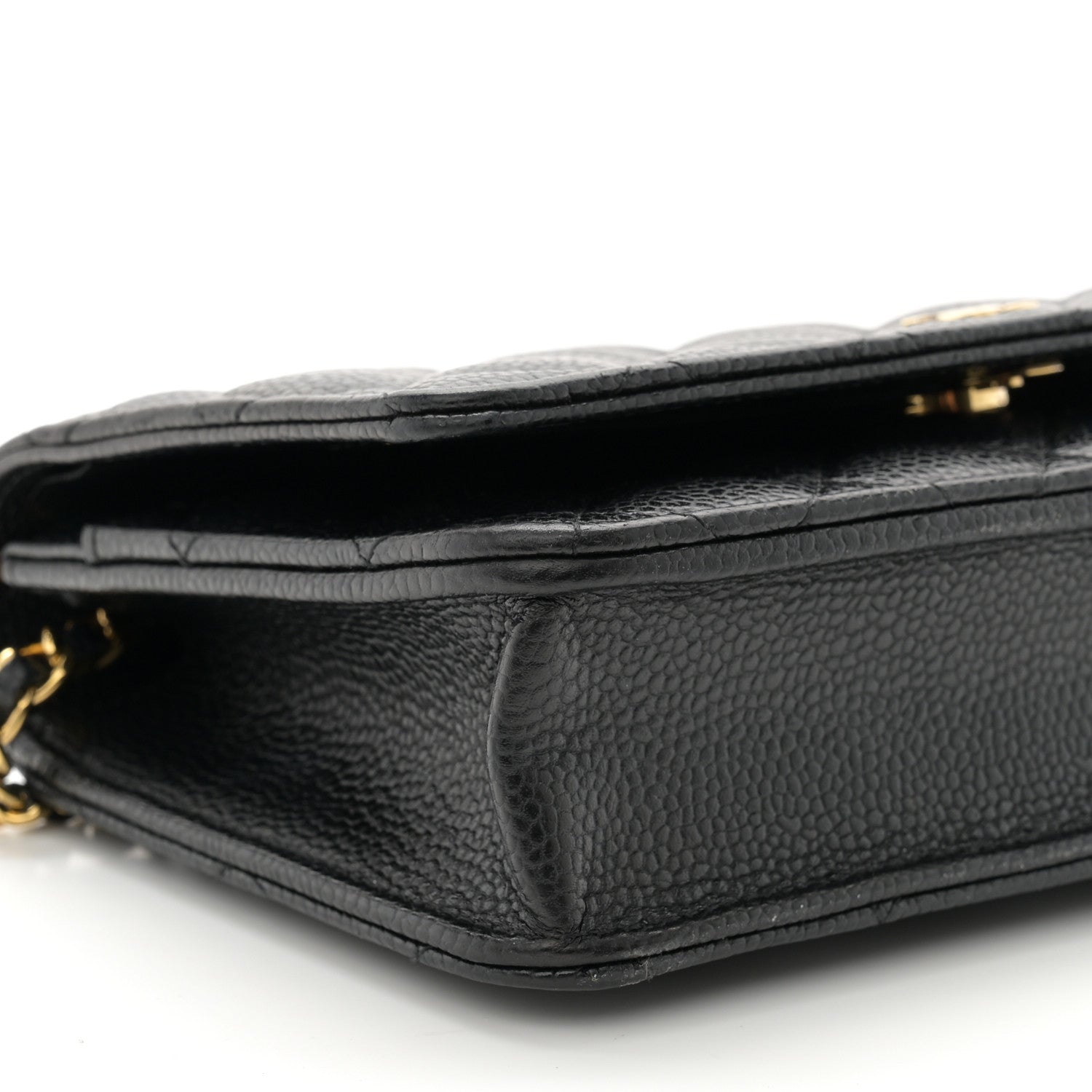 Chanel Caviar Quilted Wallet on Chain WOC Black 10 of 11