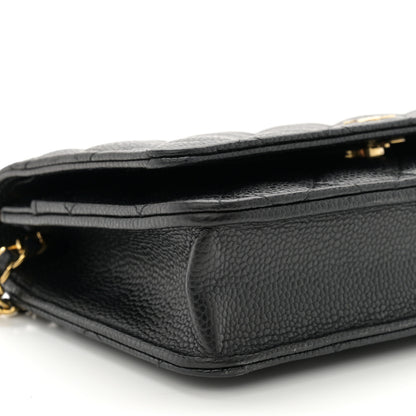 Chanel Caviar Quilted Wallet on Chain WOC Black 10 of 11