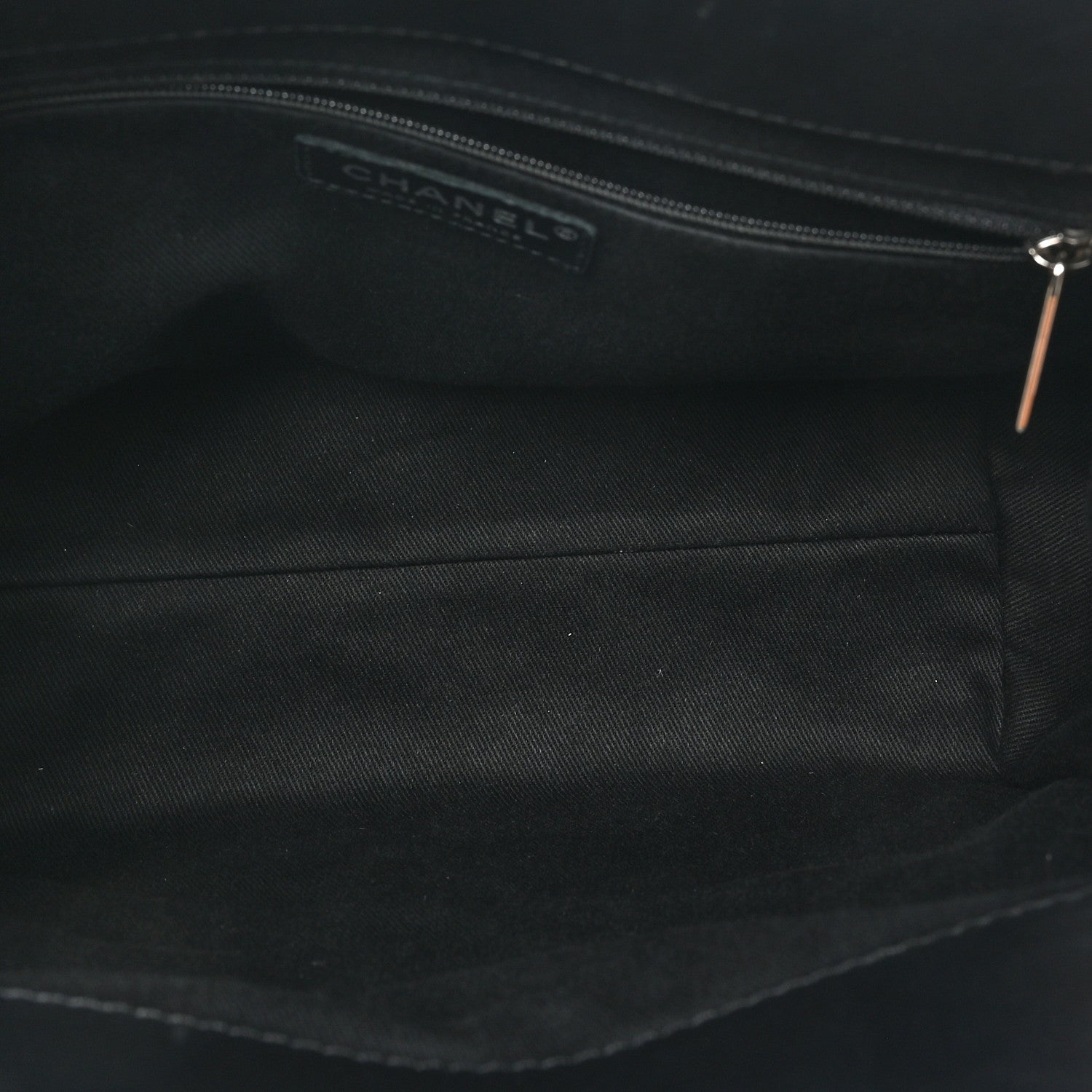 Chanel Patent Quilted Timeless CC Shopping Tote Black 5 of 10