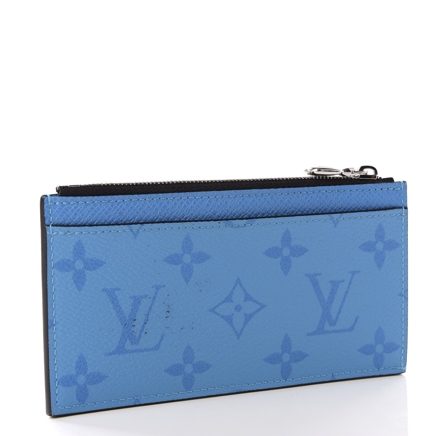 Louis Vuitton Taigarama Coin Card Holder Blue Lagoon 2 of 6