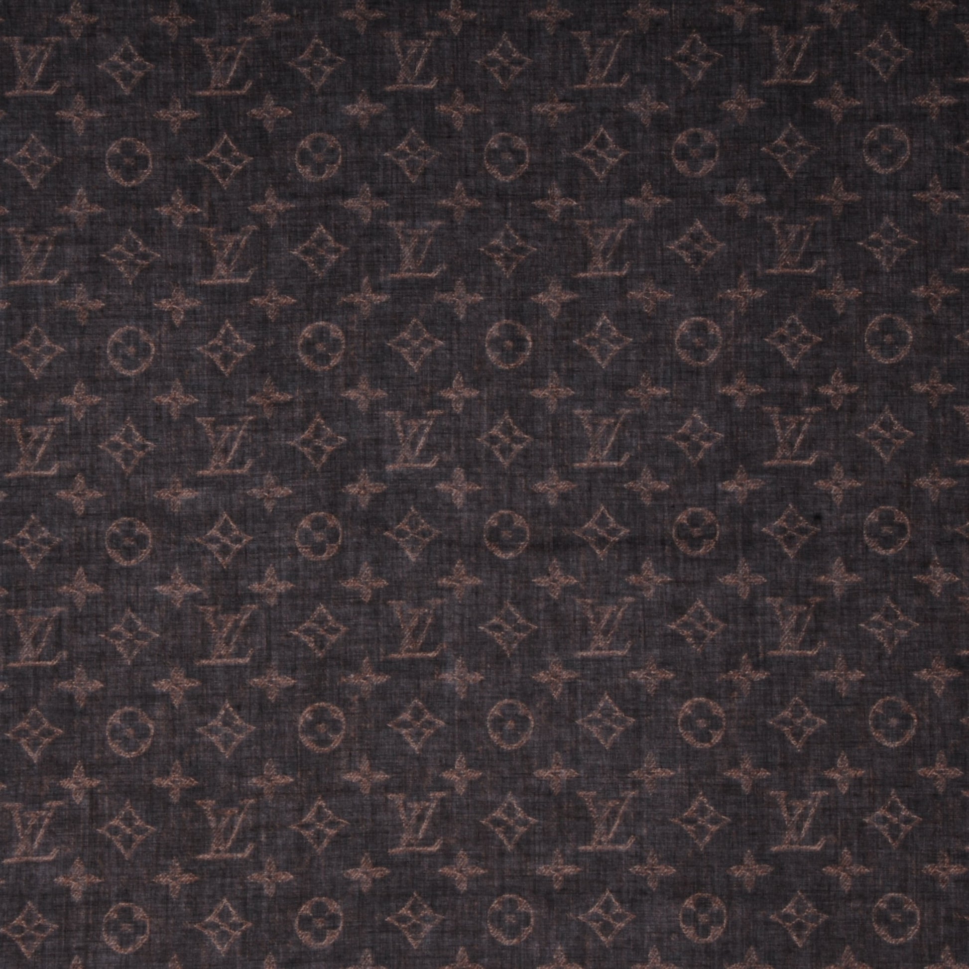 Louis Vuitton Cotton Denim Scarf Monogram Ebene 1 of 3