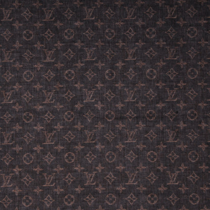 Louis Vuitton Cotton Denim Scarf Monogram Ebene 1 of 3
