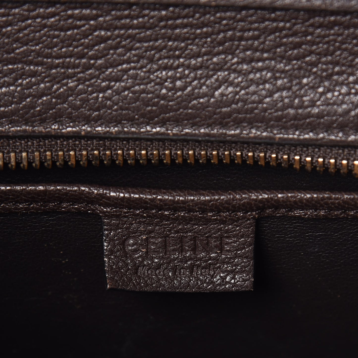 Goatskin Nano Luggage Dark Taupe