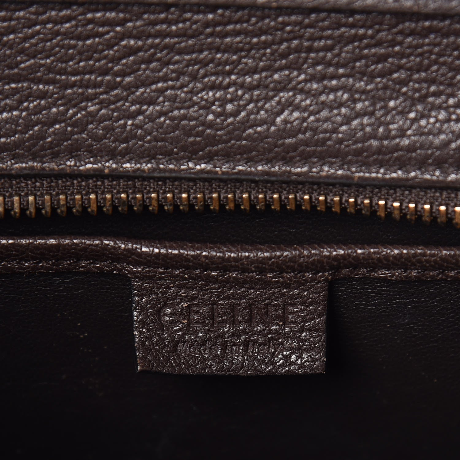 Celine Goatskin Nano Luggage Dark Taupe 6 of 15